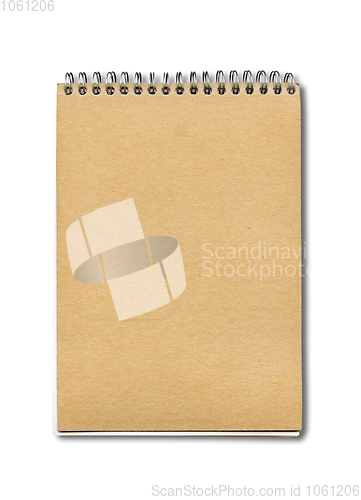 Image of Spiral closed notebook mockup