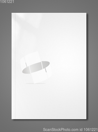 Image of White Booklet cover template