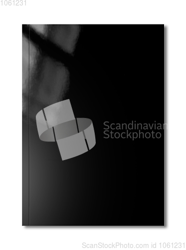 Image of Black Booklet cover template
