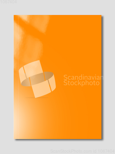 Image of Orange Booklet cover template