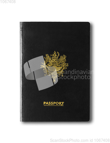 Image of Passport isolated on white background