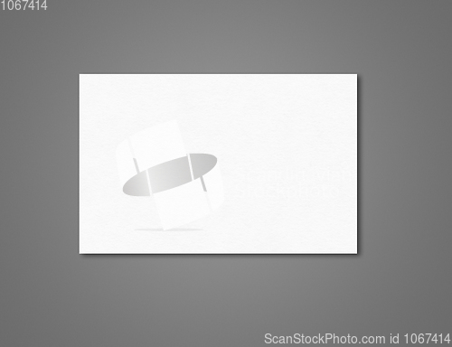 Image of Blank business card mockup template