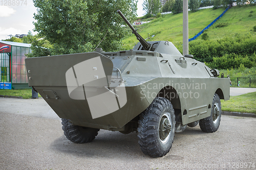Image of Soviet armored reconnaissance and patrol vehicle BRDM-2