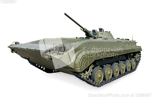 Image of Soviet infantry fighting vehicle BMP-1, put into service in 1966