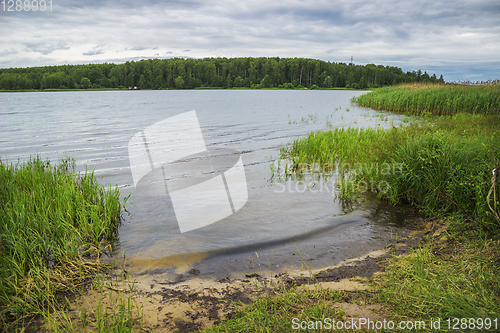 Image of River Bay. Central Russia