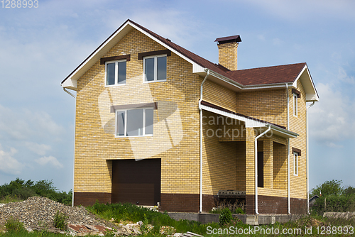 Image of Brick house. Construction completed