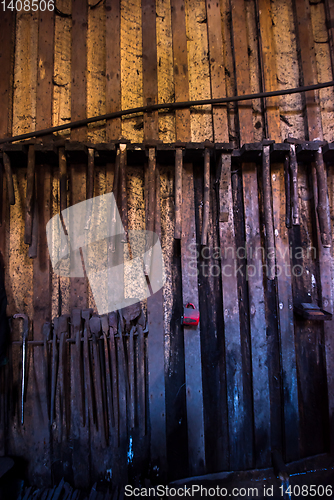 Image of blacksmith tools