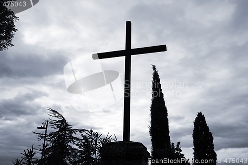 Image of Cemetary at dawn