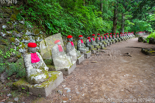 Image of Narabi Jizo statues, Nikko, Japan