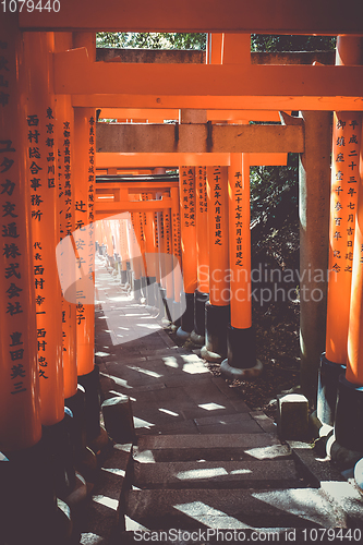 Image of Fushimi Inari Taisha torii, Kyoto, Japan