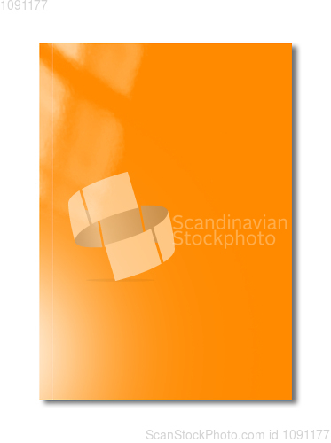 Image of Orange Booklet cover template