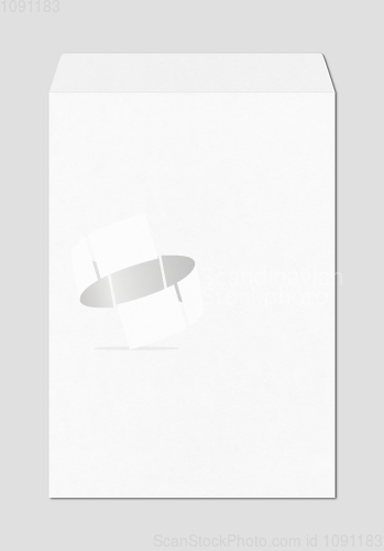 Image of Large A4 white enveloppe mockup template