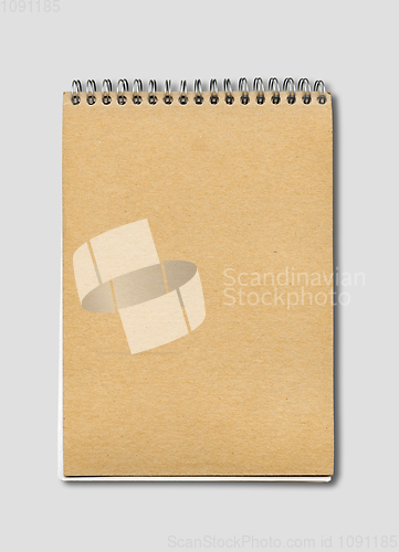 Image of Spiral closed notebook mockup
