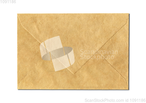 Image of Brown paper enveloppe mockup template