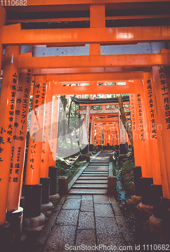 Image of Fushimi Inari Taisha torii, Kyoto, Japan