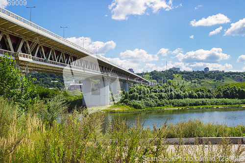 Image of Metro bridge, Nizhny Novgorod, Russia