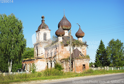 Image of The ascension Church in the village MYT of Ivanovo region