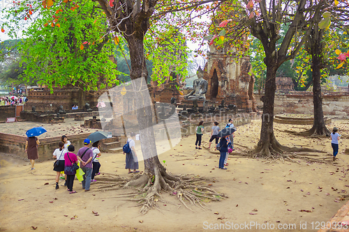 Image of Tourists on tours to Ayuttaya