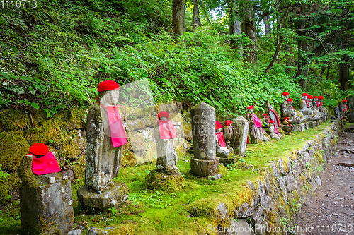 Image of Narabi Jizo statues, Nikko, Japan