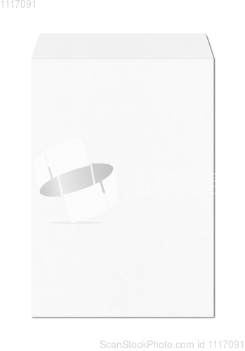 Image of Large A4 white enveloppe mockup template