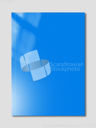 Image of Blue Booklet cover template