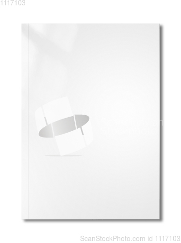 Image of White Booklet cover template