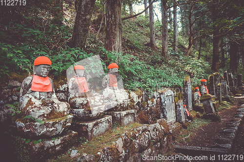 Image of Narabi Jizo statues, Nikko, Japan