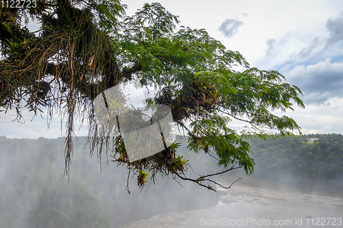 Image of Parana river at iguazu falls