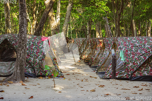 Image of Tents camping at  Similan Islands Thailand