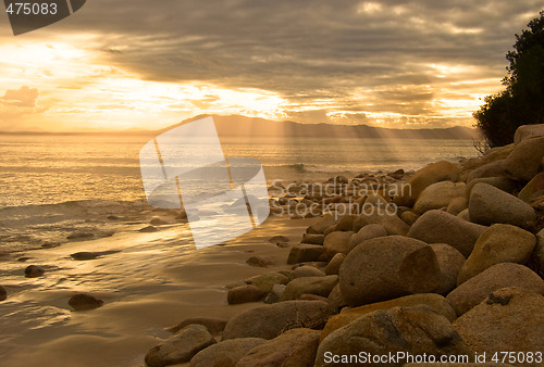 Image of beach sunrise