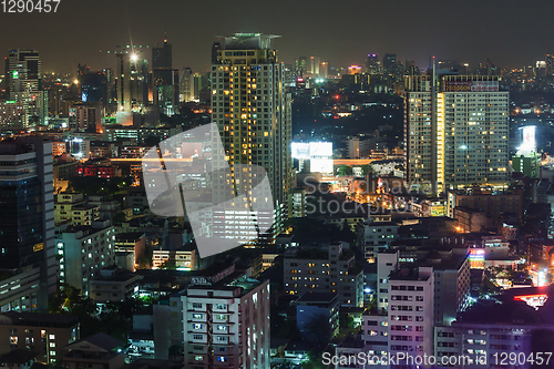 Image of Night views of Bangkok from Baiyoke Tower II