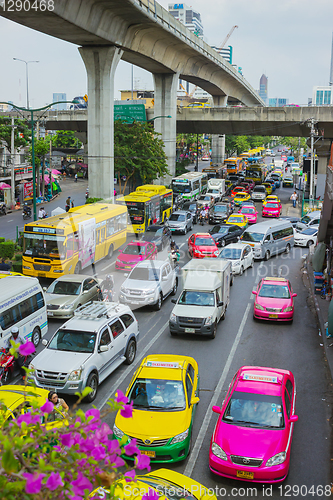 Image of Traffic jams Bangkok