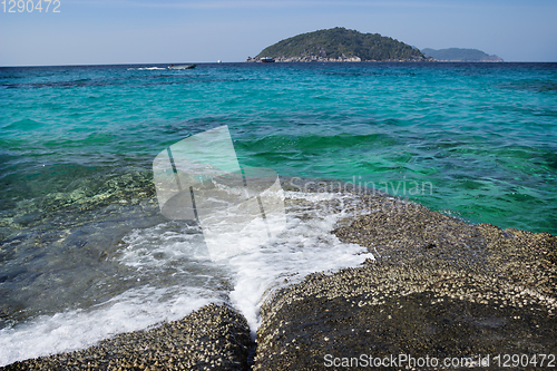 Image of Easy surf washes coastal stones