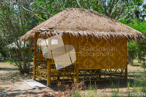 Image of Bamboo bungalows in Thailand