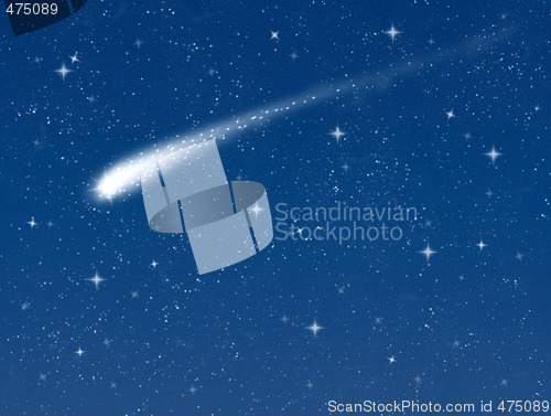 Image of shooting star