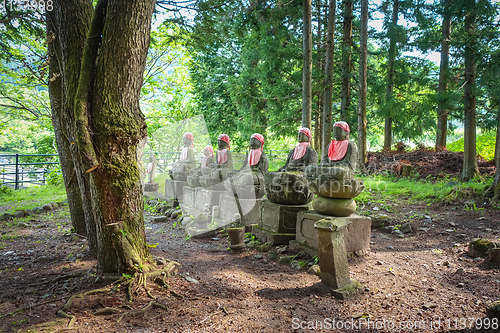 Image of Narabi Jizo statues, Nikko, Japan