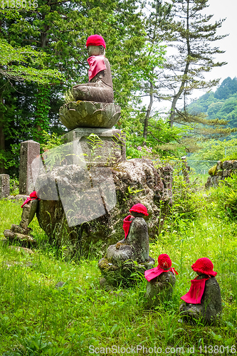 Image of Narabi Jizo statues, Nikko, Japan