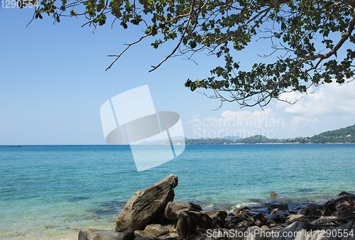 Image of Rocky shore of the Andaman sea, Thailand