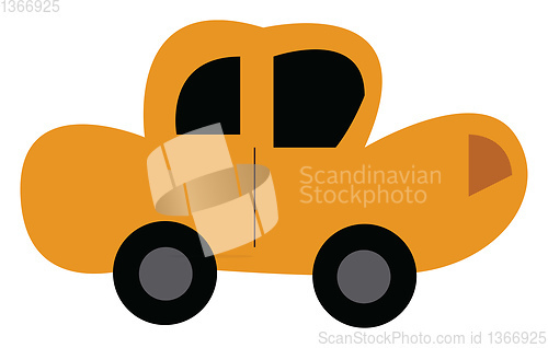 Image of A taxi vector or color illustration