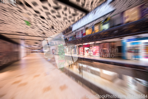 Image of Abstract blur of beautiful luxury shopping mall