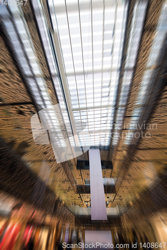 Image of Abstract blur of beautiful luxury shopping mall