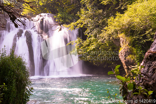 Image of beautiful waterfall