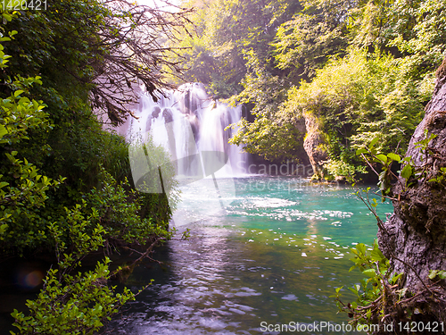 Image of beautiful waterfall