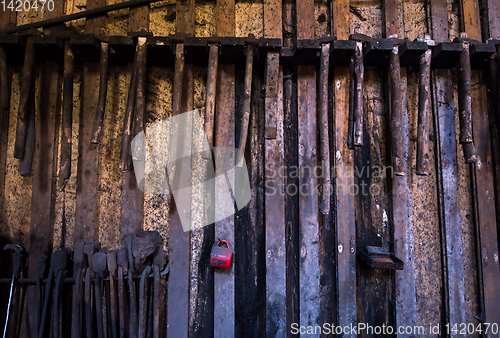 Image of blacksmith tools