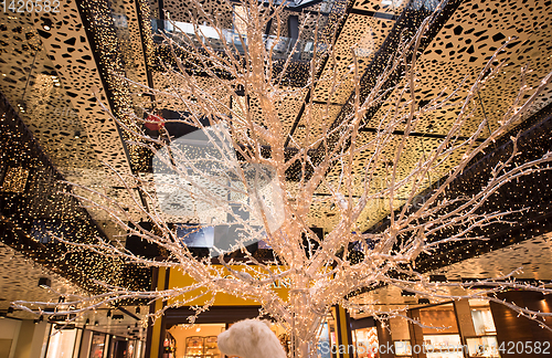 Image of Glowing white tree