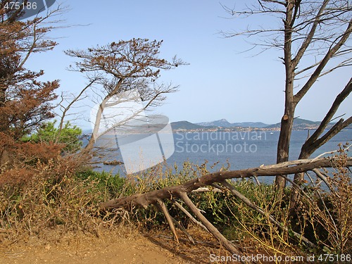 Image of french Riviera coastline