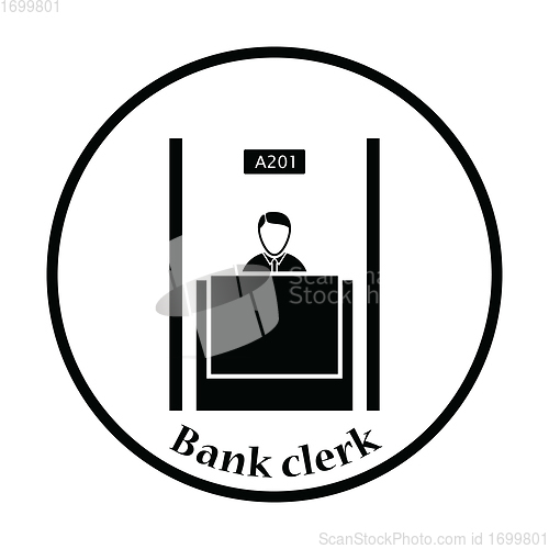 Image of Bank clerk icon