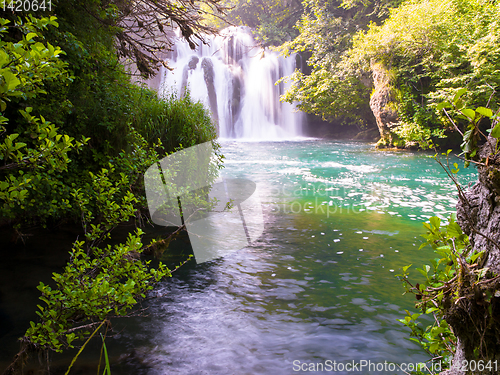 Image of beautiful waterfall