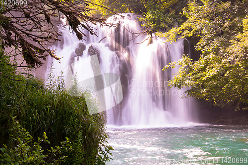 Image of beautiful waterfall