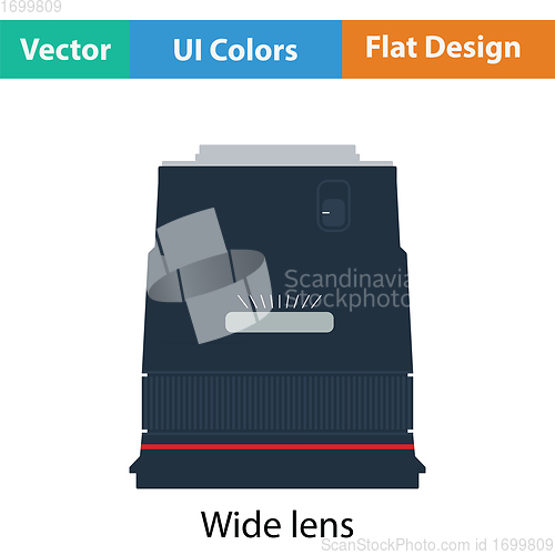 Image of Icon of photo camera wide lens